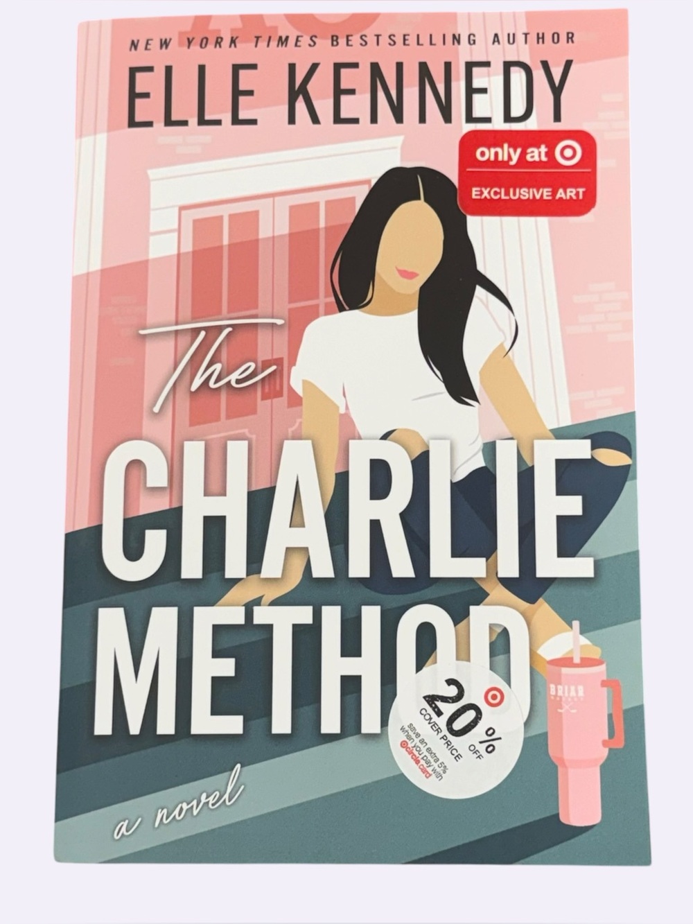 The Charlie Method by Elle Kennedy Target Edition paperback book Exclusive Art